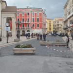 Campobasso – piazza Pepe  barriere antiterrorismo