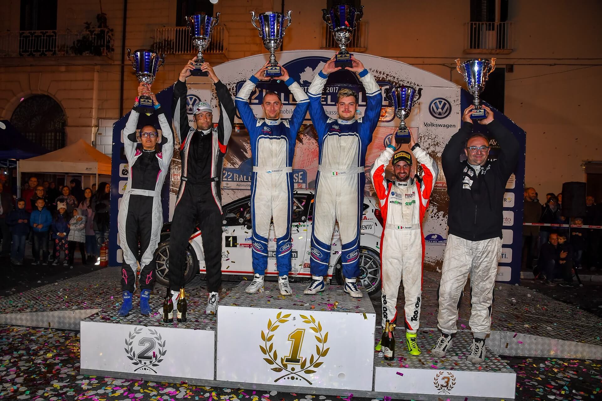 Il 22° Rally del Molise nel segno di Giuseppe Testa migliaia le persone presenti alla prova spettacolo Aci Molise Show, sulle prove speciali e alla premiazione