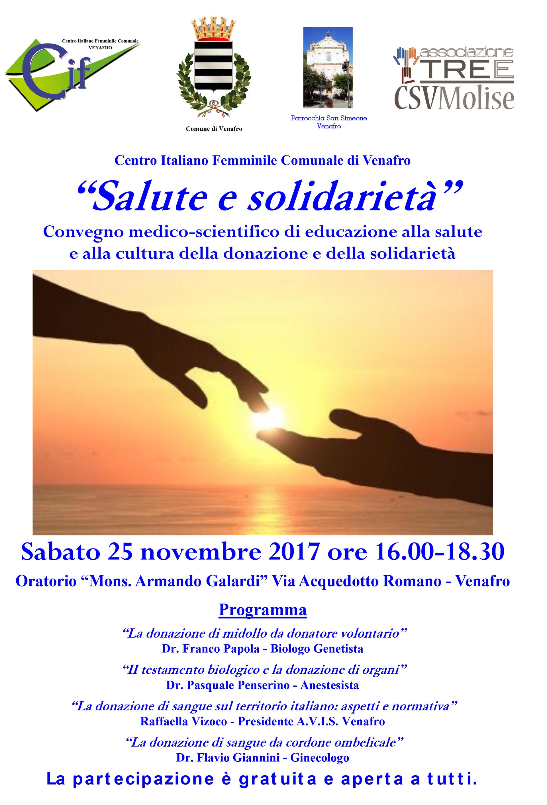 Salute e solidarietà, convegno a Venafro
