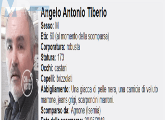 Ritrovato a Rieti il farmacista di Agnone Angelo Tiberio: Era scomparso da due settimane