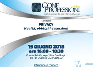 Campobasso – Convegno:Regolamento 2016/679, privacy: novità, obblighi e sanzioni