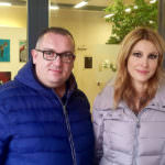 Memengo Ruzzo con Adriana Volpe