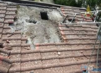 Castelpetroso, un fulmine centra in pieno una casa
