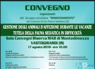 Vastogirardi – Convegno gestione animali d’affezione durante le vacanze, tutela della fauna selvatica in difficoltà