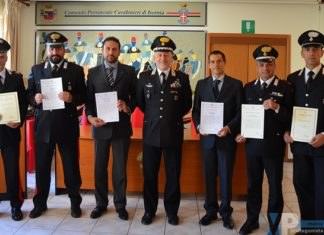 Isernia: Encomi ed onorificenze per i Carabinieri del Comando Provinciale di Isernia, che si sono distinti in attività di servizio.