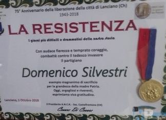 Dall’ANCR di Castelfrentano (Ch) premio alla memoria a Lanciano al venafrano Domenico Silvestri per la sua opera nel corso del secondo conflitto mondiale
