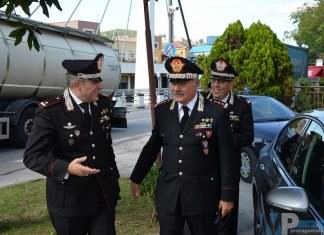 Il Generale di Brigata Carlo Cerrina, Comandante della Legione Carabinieri Abruzzo e Molise ha visitato il Comando Provinciale di Isernia.