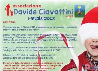 Raccolta fondi “Natale 2018”: Associazione Davide Ciavattini onlus e Reparto Onco/ematologico del Bambin Gesù di Roma