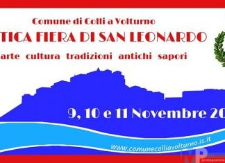 Colli a Volturno: è tutto pronto per la tredicesima edizione dell’Antica Fiera di San Leonardo. Evento previsto per il 9, 10 ed 11 novembre.