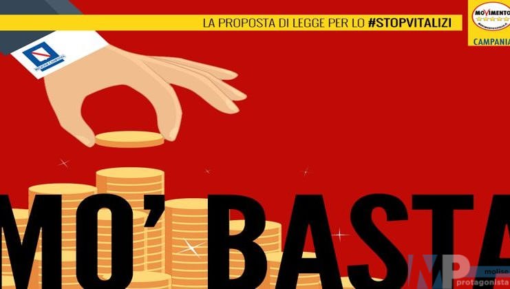 Vitalizi agli ex Consiglieri, ecco la proposta di legge M5S