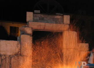 A Venafro “ I favor’ r’ San G.Sepp “, Il falò di San Giuseppe alle Manganelle, rione tipico del centro storico