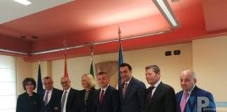 Palazzo Vitale, visita istituzionale di una delegazione albanese