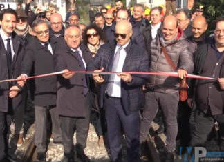 Roccaravindola – Inaugurazione lavori rete ferroviaria elettrificata