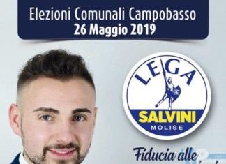 Comunali Campobasso – Il nuovo ha una faccia pulita. Michael Messina candidato Consigliere con la Lega.