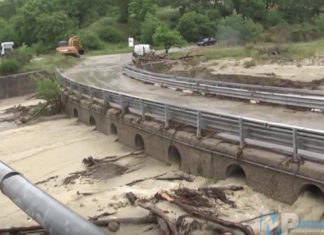 Castelguidone (CH) – Esonda il Trigno ai confini con il Molise