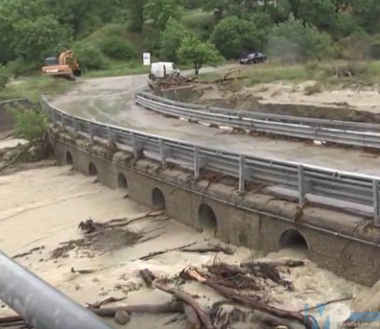 Castelguidone (CH) – Esonda il Trigno ai confini con il Molise