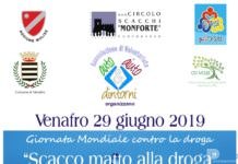 ‘Scacco matto alla droga, a Venafro la mobilitazione dell’associazione ‘Aiuto & Aiuto’