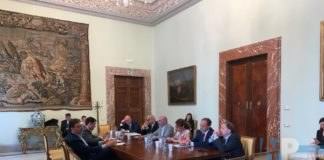 Regione, Il presidenteToma dal sottosegretario Giorgetti