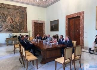 Regione, Il presidenteToma dal sottosegretario Giorgetti