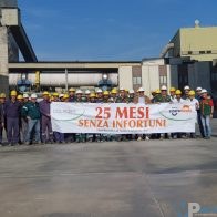 Colacem: alla cementeria di Sesto Campano 25 mesi senza infortuni