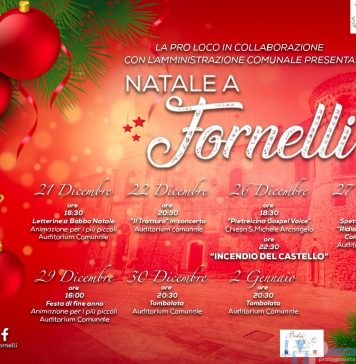Natale a Fornelli, un calendario ricco di eventi