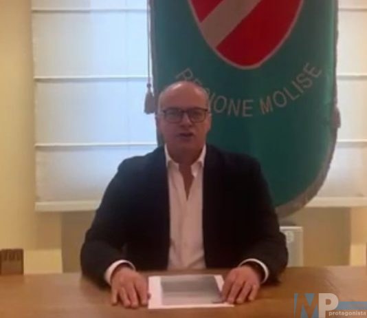 Regione Molise – 20 Marzo 2020. Il Presidente Toma aggiorna i dati del contagio in regione.