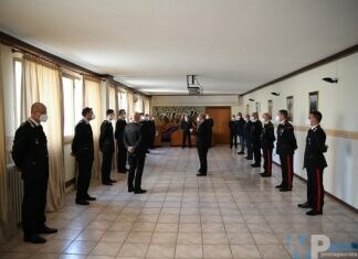 Isernia: Saluto del Generale Carlo Cerrina al Comando Provinciale dei Carabinieri