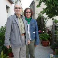 Giose Rimanelli con la moglie Sheryl Lynn Postman nel 2017