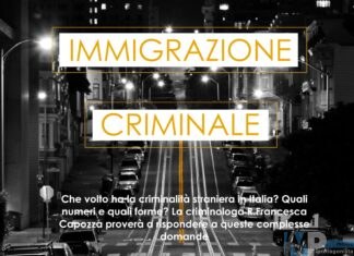 Su Amazon “Immigrazione Criminale” il terzo lavoro letterario della Psicologa Francesca Capozza