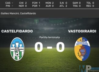 18sima giornata: punto utile per il Vastogirardi in casa del Castelfidardo