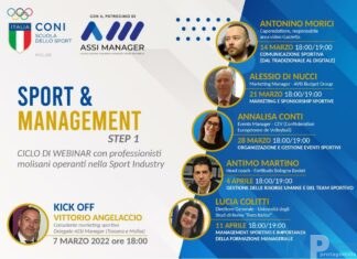 Sport & Management, ciclo webinar con professionisti molisani dello Sport Industry