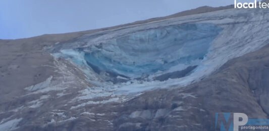 Tragedia Marmolata causata dalle alte temperature