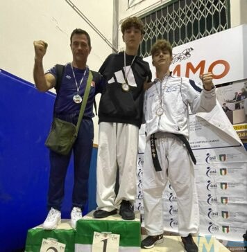 Grande performance – Il Maestro Giancarlo Quaranta, dopo 24 anni di assenza dalle gare, torna sul podio della Coppa Italia di Karate