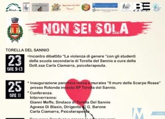 Giornata internazionale contro la violenza sulle donne, a Torella del Sannio