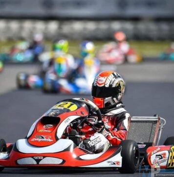 Piccoli campioni crescono. Il Molisano Gino Rocchio, pilota ufficiale di DR Racing Kart accademy e supported da Lamborghini squadra corse.