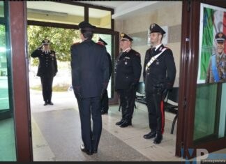Isernia, il Generale di Brigata Antonino Neosi visita il Comando Provinciale Carabinieri.
