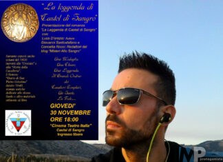 Castel Di Sangro, giovedì 30 novembre ore 18.00, presentazione del libro di Luca D’orazio “La Leggenda di Castel Di Sangro”