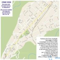 Percorso corteo Maschere zoomorfe 2024