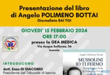 Alla Gea Medica Angelo Polimeno Bottai ha presentato il suo libro: “Mussolini io ti fermo”