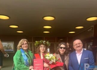 Auguroni a Cristina Fantozzi per la laurea conseguita in management delle Imprese