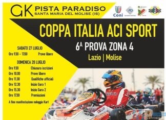Sesta tappa Coppa Italia Karting Aci Sport in Molise