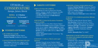 Venerdì e sabato a Roma torna “l’Italia dei Conservatori”. Ecco il programma completo