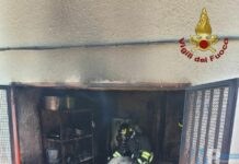 Sesto Campano (IS), un incendio è divampato all’interno di un garage annesso a un’abitazione privata.