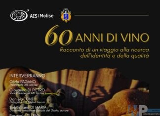 AIS Molise celebra i 60 anni dell’Associazione Italiana Sommelier con un viaggio nella storia del vino e dell’olio molisano