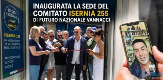 Inaugurata ad Isernia la sede del Comitato Isernia 255. Presente il Generale Vannacci in videochiamata.