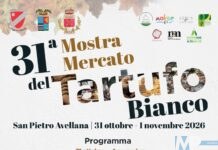 San Pietro Avellana. 31^ Mostra Mercato del Tartufo Bianco 31 Ottobre – 1 Novembre 2026